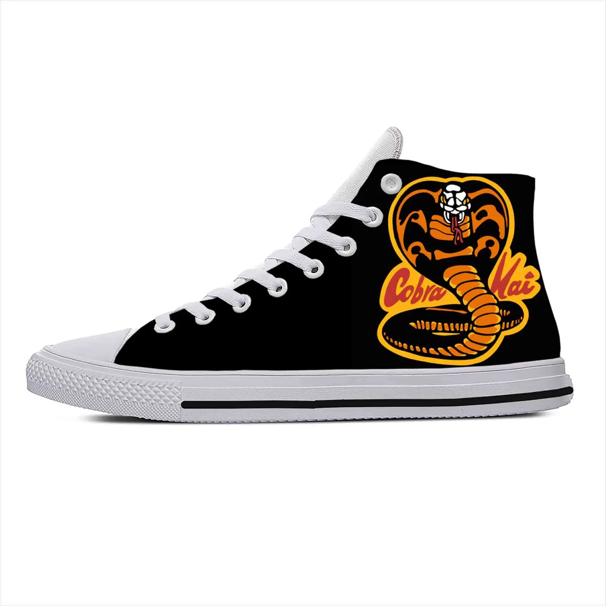 Canvas Sneaker High - Kai Karate Anime Karikatür Fang Moda