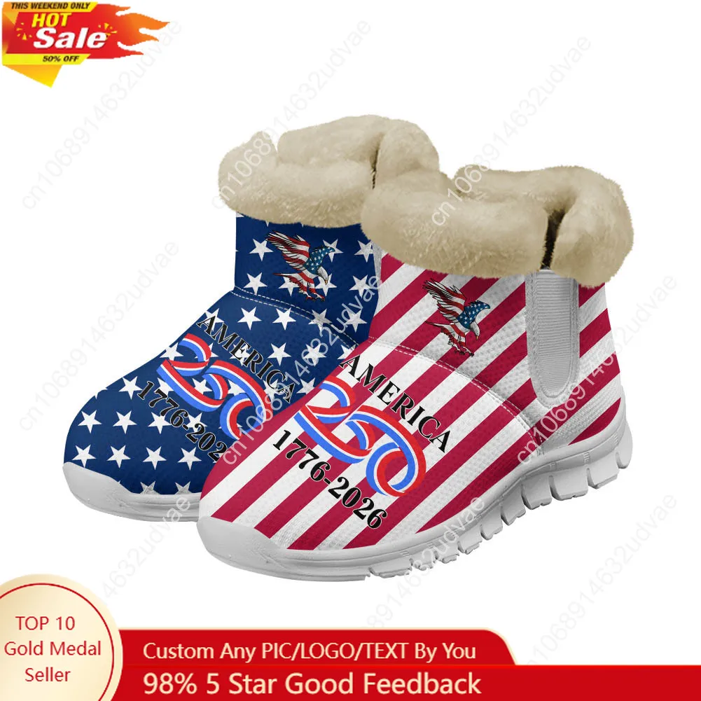 Men Shoes Sneakers - Amerika 250. Yıldönümü 1776-2026 Peluş Ayakkabı
