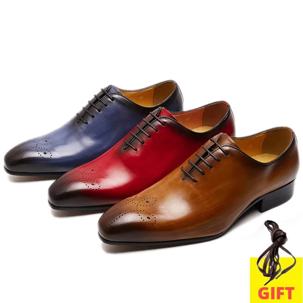 Monk Strap Shoe - Erkek Oxford Hakiki Deri Ayakkabılar Tüm