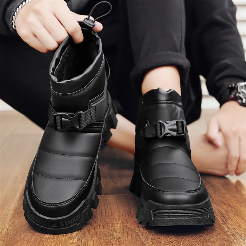 Men Shoes Online - Erkek Kışlık Kalın Sıcak Kar Botları