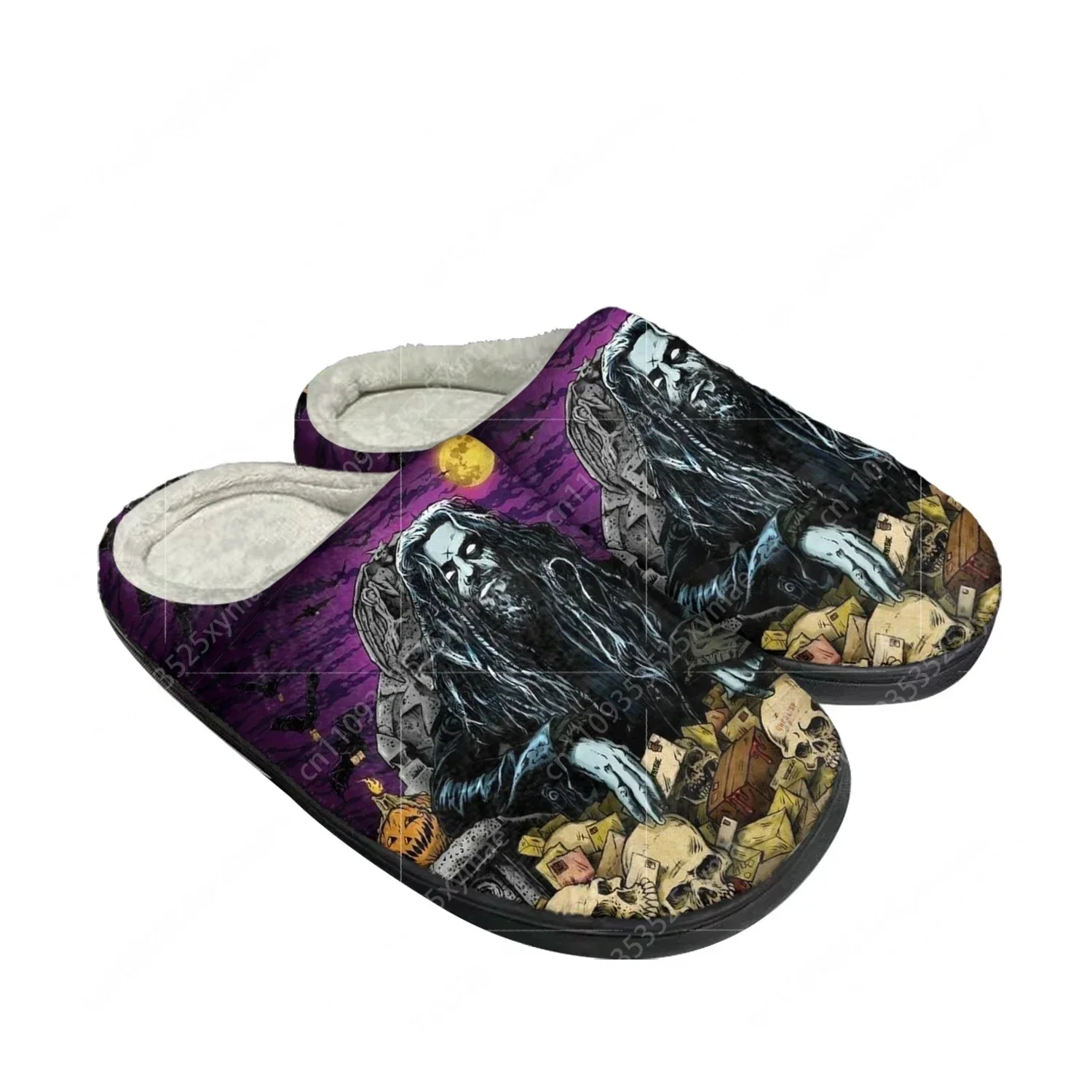 Men Shoes High - Rob Zombie Ev Pamuk Terlik Yüksek