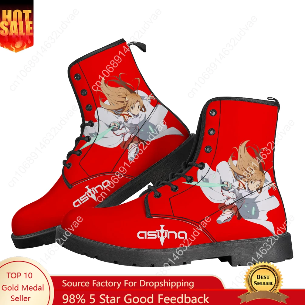 Men Shoes Online - Sword Art Online Asuna Boots Erkek