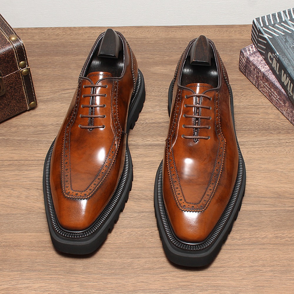 Monk Strap Shoe - 2025 Yeni Erkek Klasik Elbise Ayakkabı