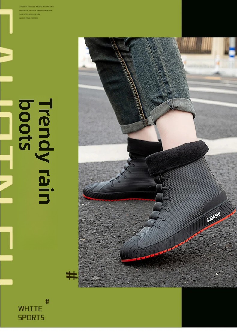 Men Shoes Online - Çok Yönlü Günlük Kısa Namlulu Su