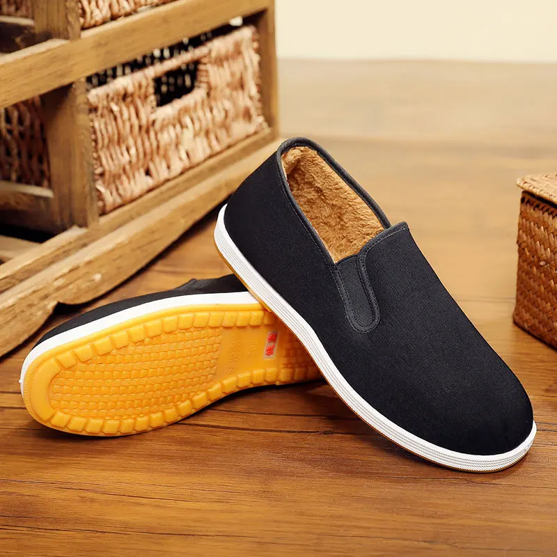 Men Shoes 2026 - 2026 Kış Yeni erkek Kaşmir Pamuk