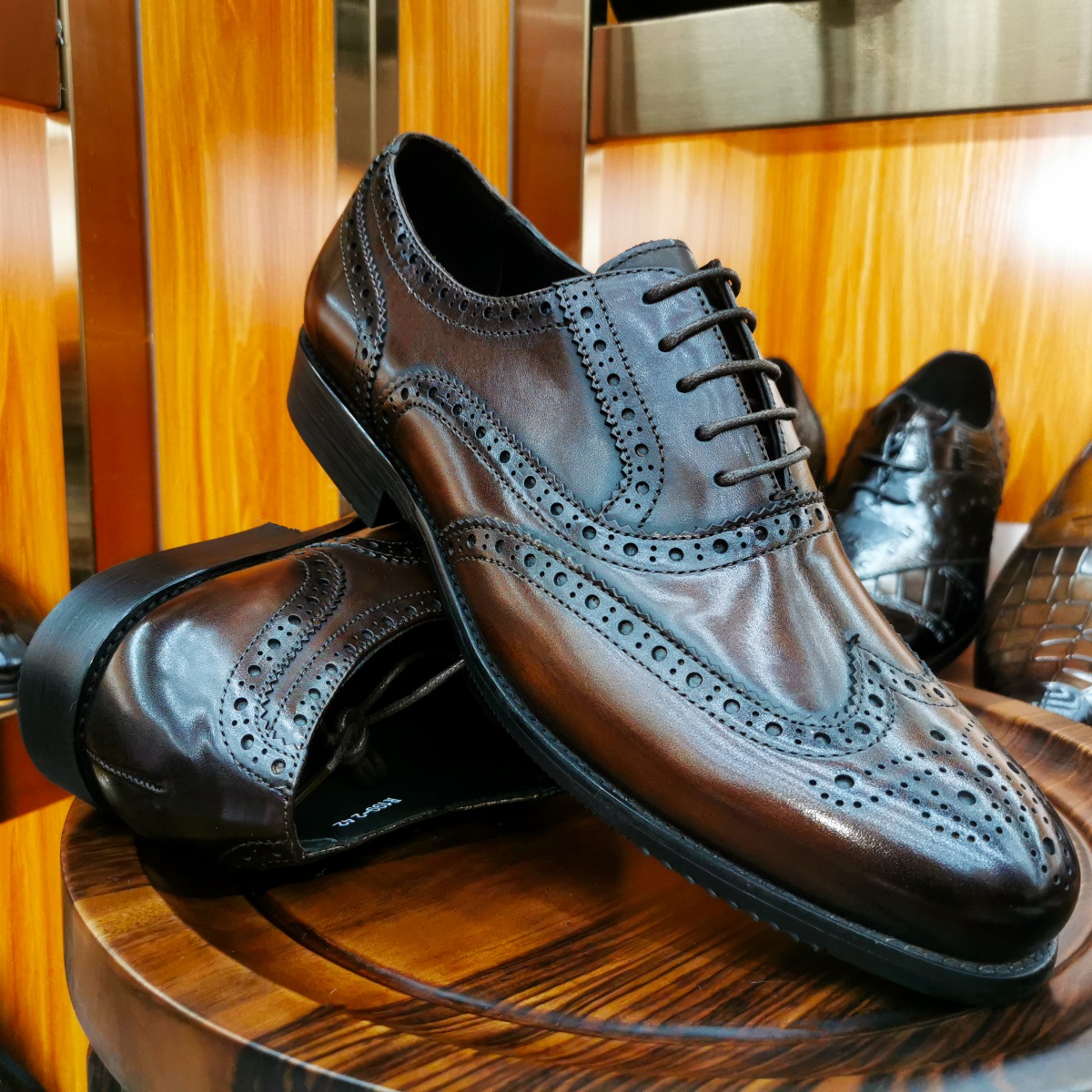 Monk Strap Shoe - Lüks erkek Elbise Ayakkabı Hakiki Deri