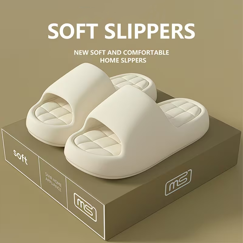 Men'S Shoes Non Slip - Moda kadın terlikleri kapalı kalın yumuşak