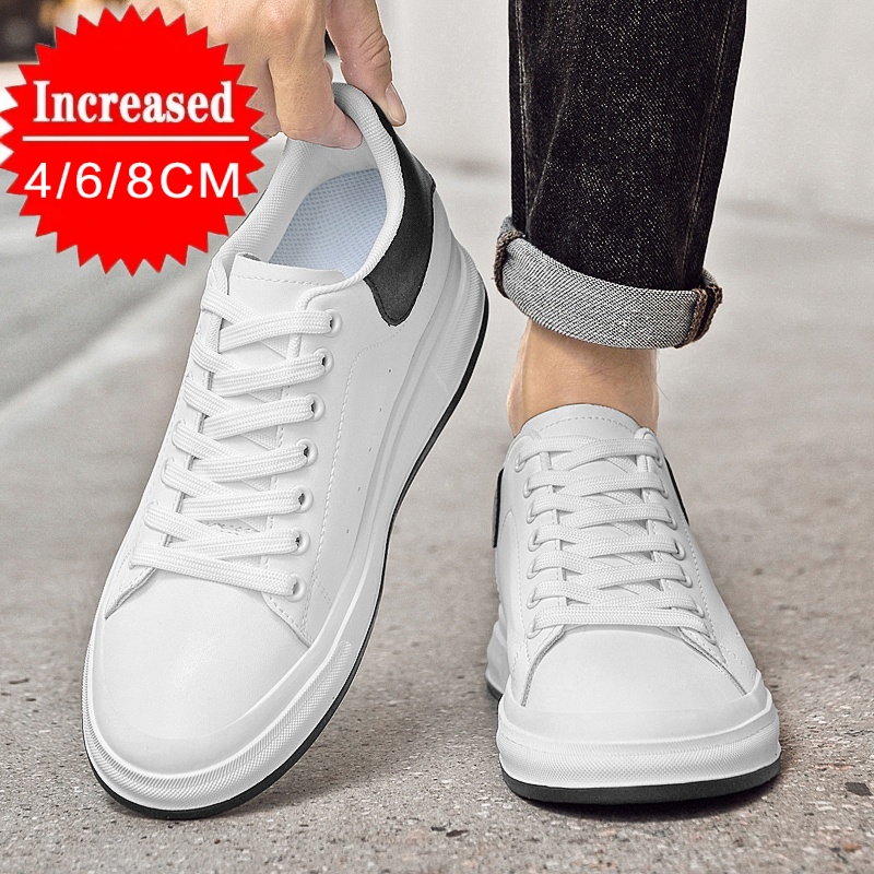 Canvas Sneaker High - Yeni Lüks Erkek Asansör Ayakkabıları Görünmez