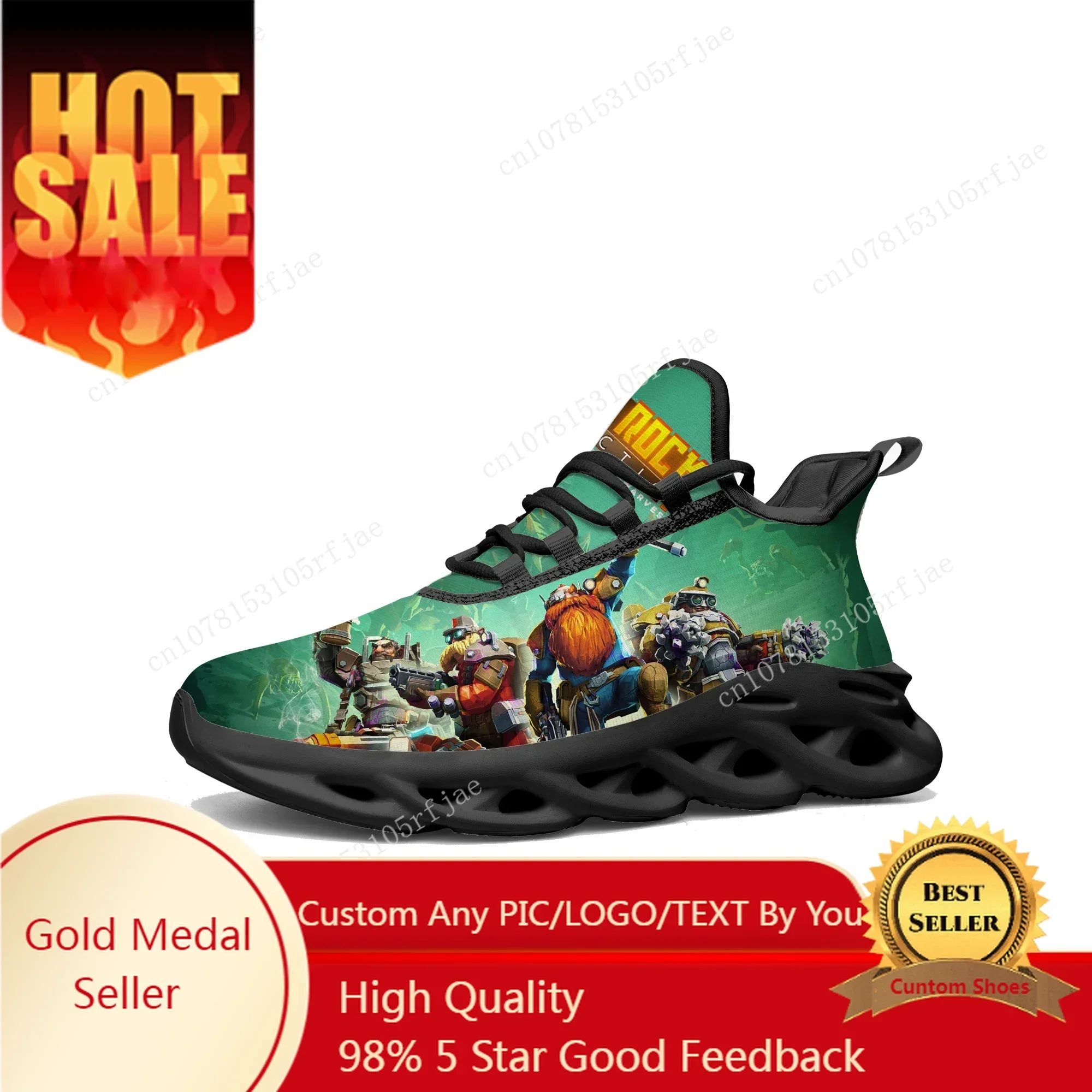 Men Shoes Sneakers - Deep Rock Galactic Flats Spor Ayakkabıları