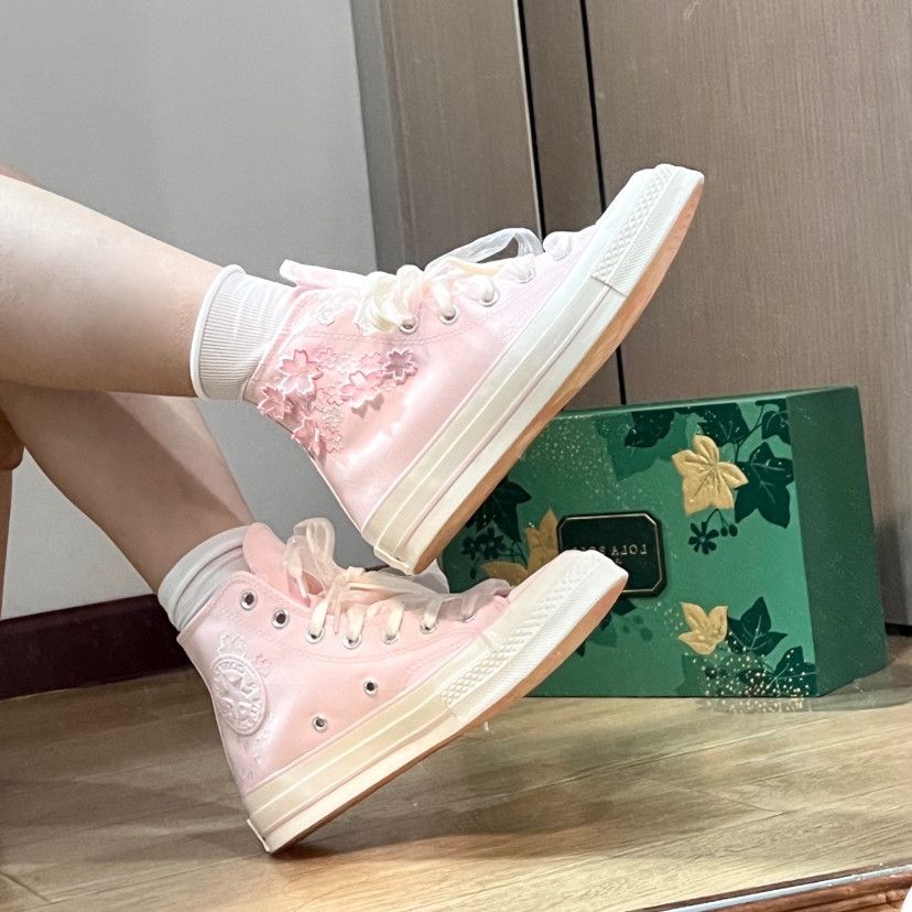 Kadın Nakışlı Kanvas Spor Ayak - Canvas Sneaker High incelemesi ve fiyatı