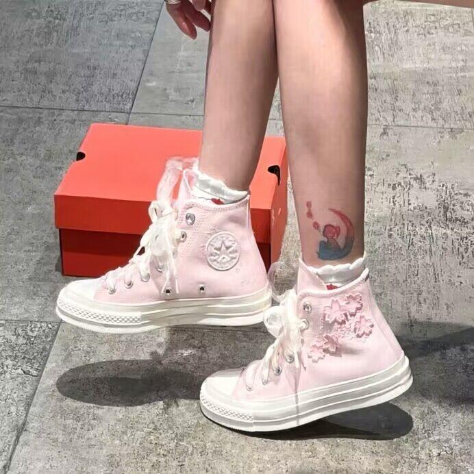 Kadın Nakışlı Kanvas Spor Ayak - Canvas Sneaker High incelemesi ve fiyatı