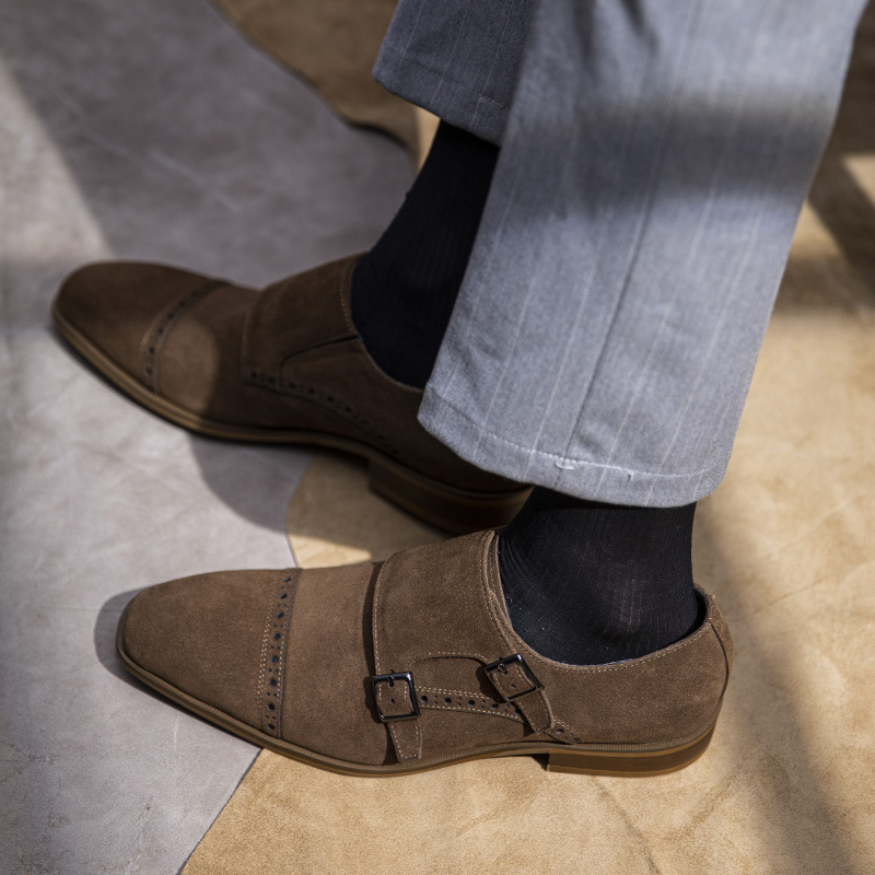 Vintage tasarım erkekler elbis - Monk Strap Shoe incelemesi ve fiyatı