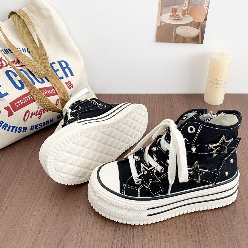 Kadın Ayakkabıları Yeni Kore V - Canvas Sneaker High incelemesi ve fiyatı