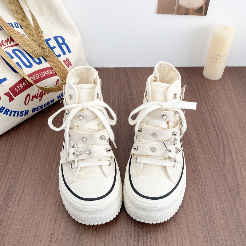 Kadın Ayakkabıları Yeni Kore V - Canvas Sneaker High incelemesi ve fiyatı