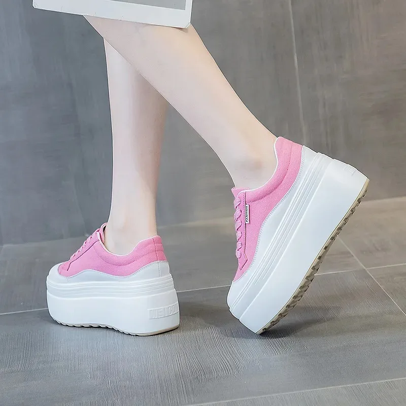 8 cm Yeni Kanvas Hakiki Deri K - Canvas Sneaker High incelemesi ve fiyatı