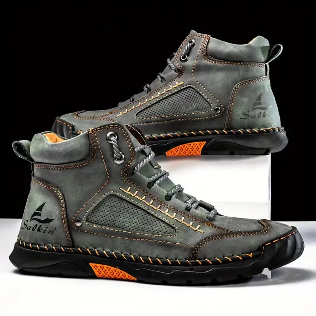 Erkek El Dikişli Botlar Büyük  - Men'S Shoes Popular incelemesi ve fiyatı