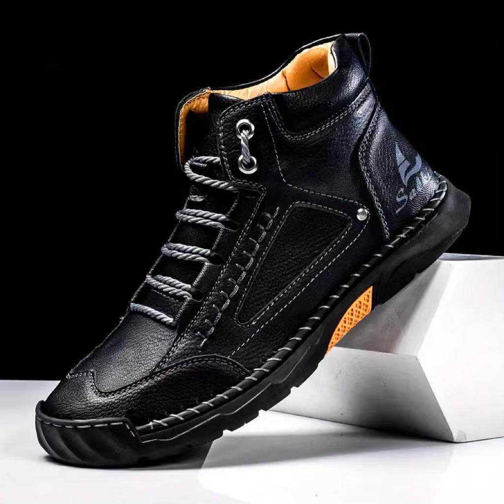 Erkek El Dikişli Botlar Büyük  - Men'S Shoes Popular incelemesi ve fiyatı