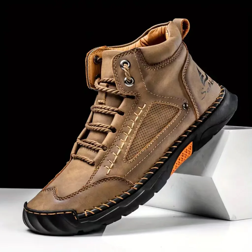 Erkek El Dikişli Botlar Büyük  - Men'S Shoes Popular incelemesi ve fiyatı