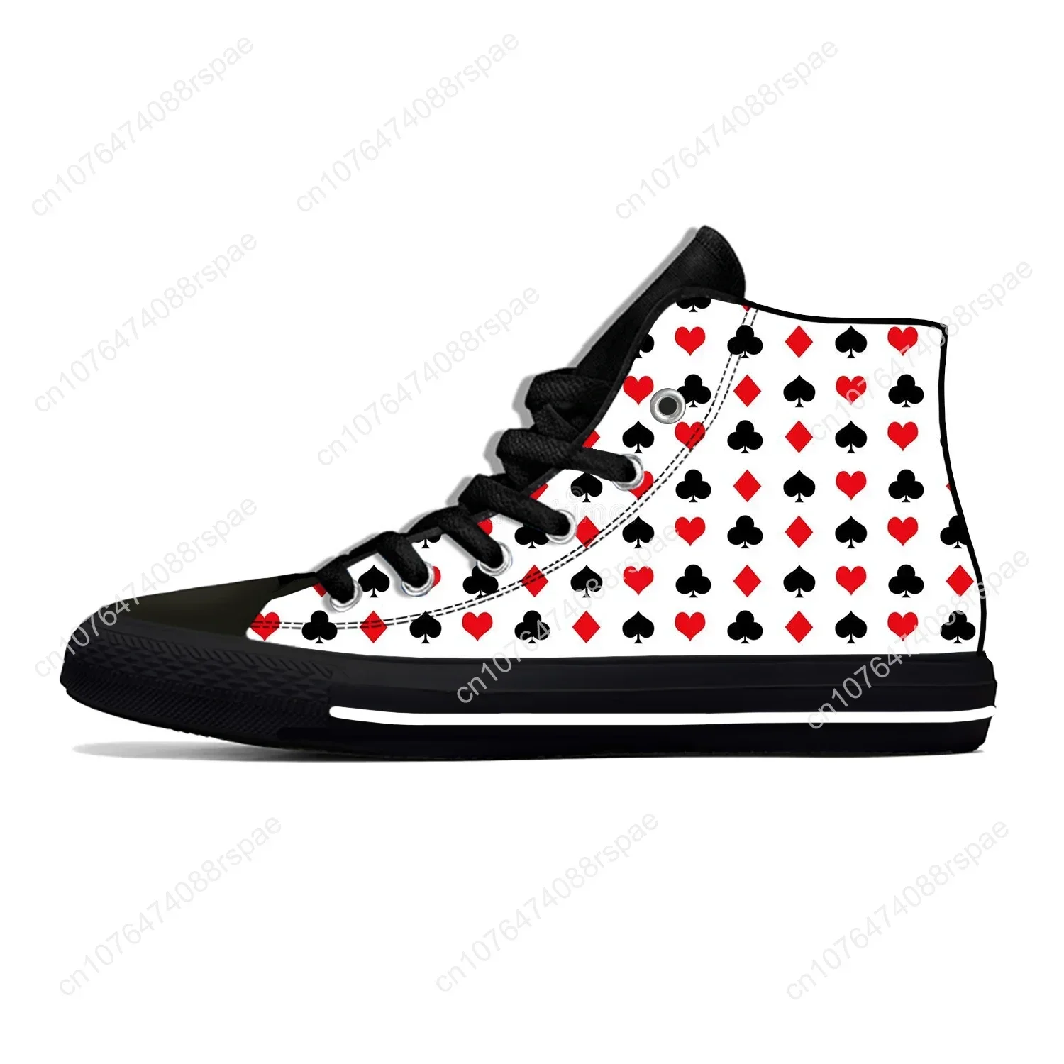 Yaz Oyun Kartı Sembolü Poker C - Canvas Sneaker High incelemesi ve fiyatı