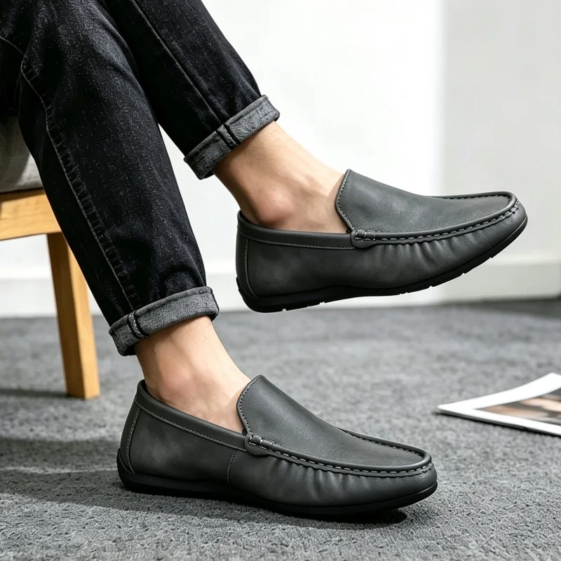 Moda Günlük Deri Ayakkabılar E - Men'S Shoes Loafers Casual incelemesi ve fiyatı