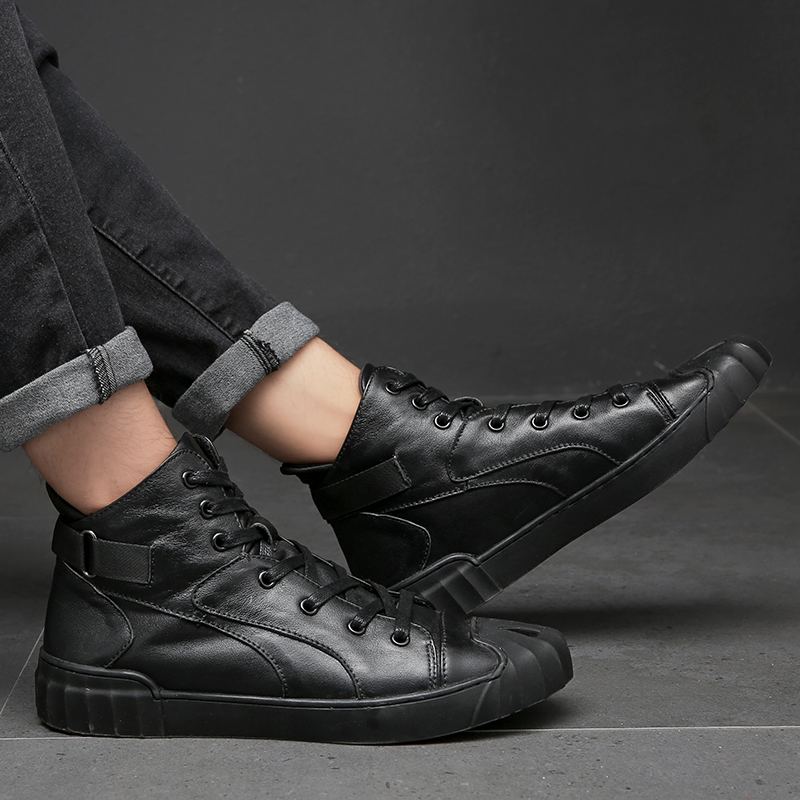 Hakiki Deri Günlük Kısa Botlar - Men'S Shoes Loafers Casual incelemesi ve fiyatı