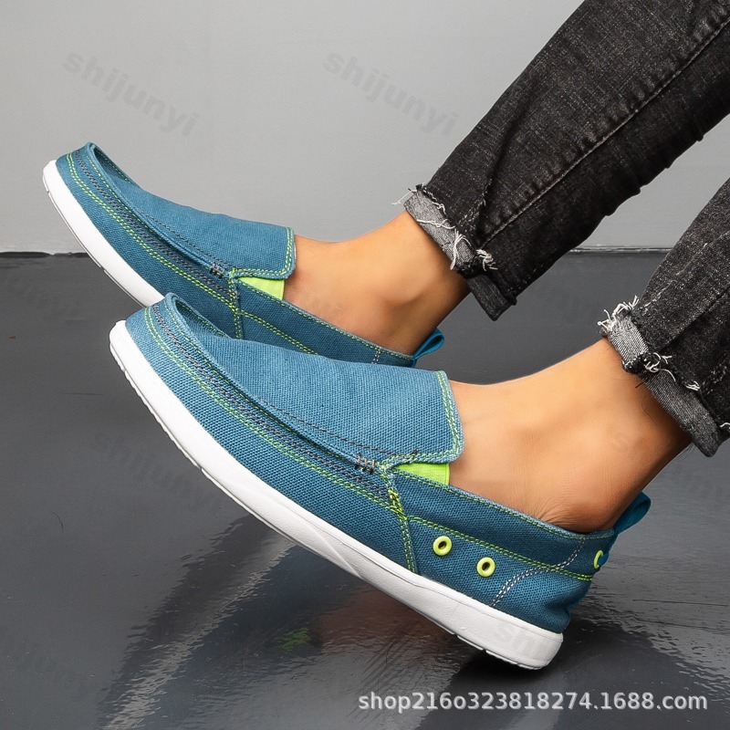 Sonbahar erkek kanvas rahat ay - Men'S Shoes Loafers Casual incelemesi ve fiyatı