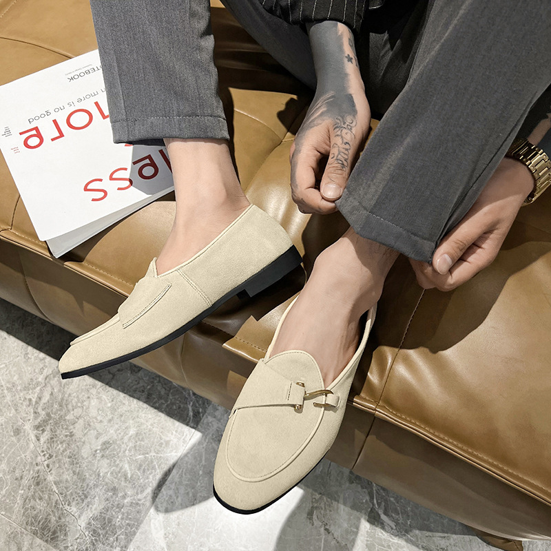 Yeni erkek Trendy sivri süet k - Monk Strap Shoe incelemesi ve fiyatı