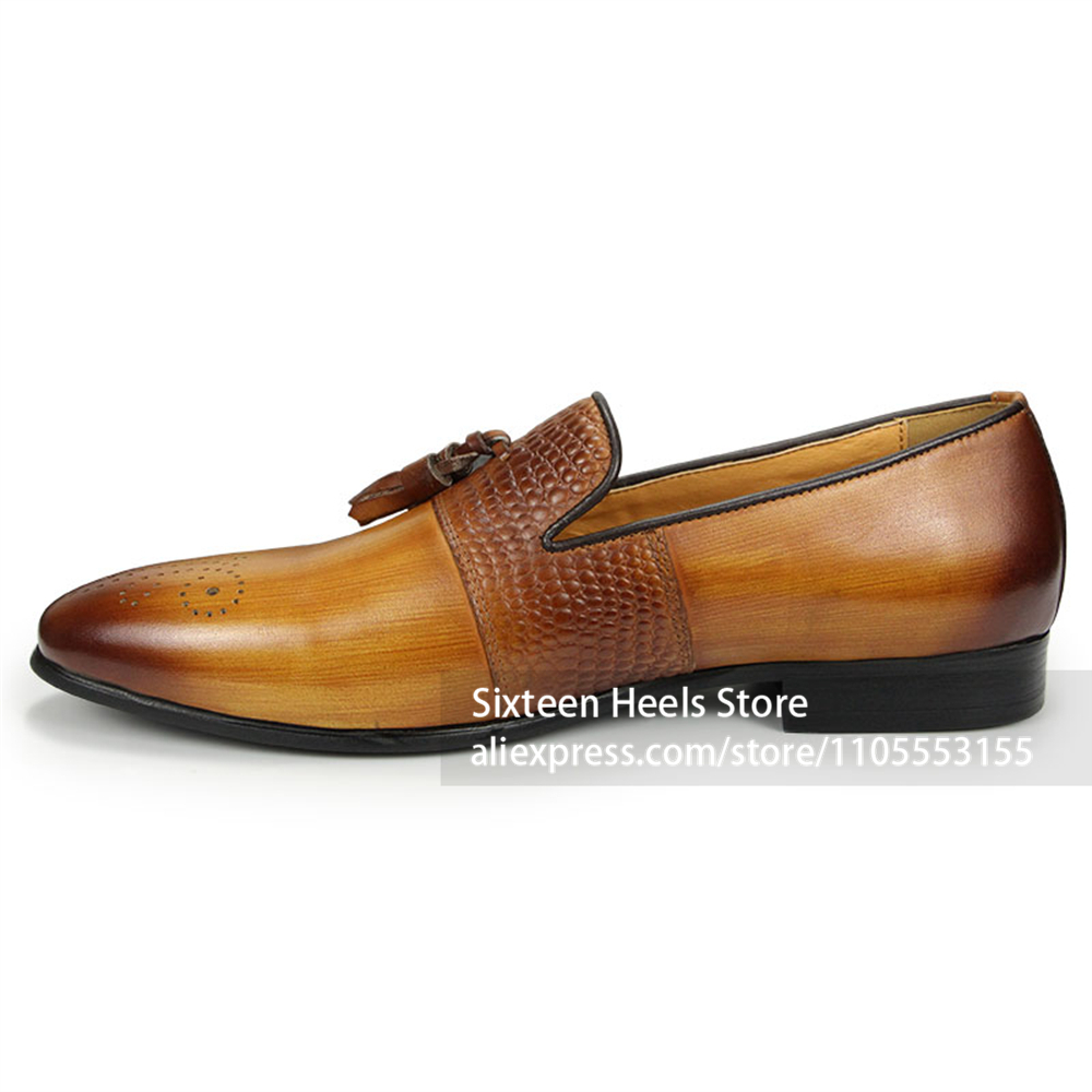Parlak Püsküllü Brogue Loafer' - Men'S Shoes Crocs incelemesi ve fiyatı