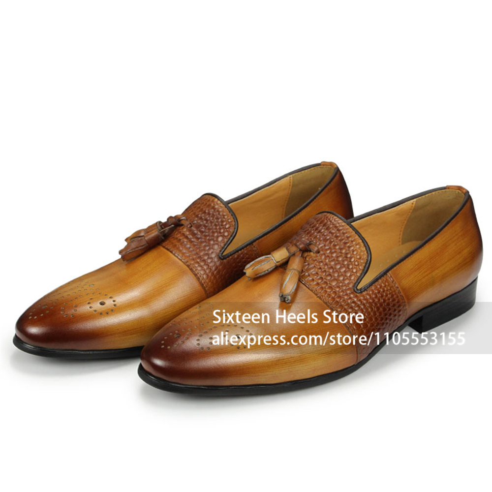 Parlak Püsküllü Brogue Loafer' - Men'S Shoes Crocs incelemesi ve fiyatı